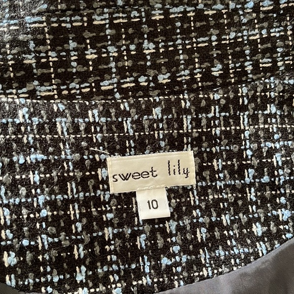 Sweet Lily Tweed Jacket Blazer size 10 - Picture 10 of 11